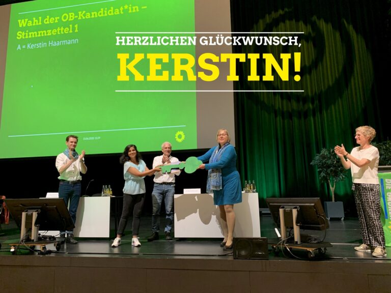 Kerstin Haarmann – GRÜNE OB-Kandidatin gewählt!